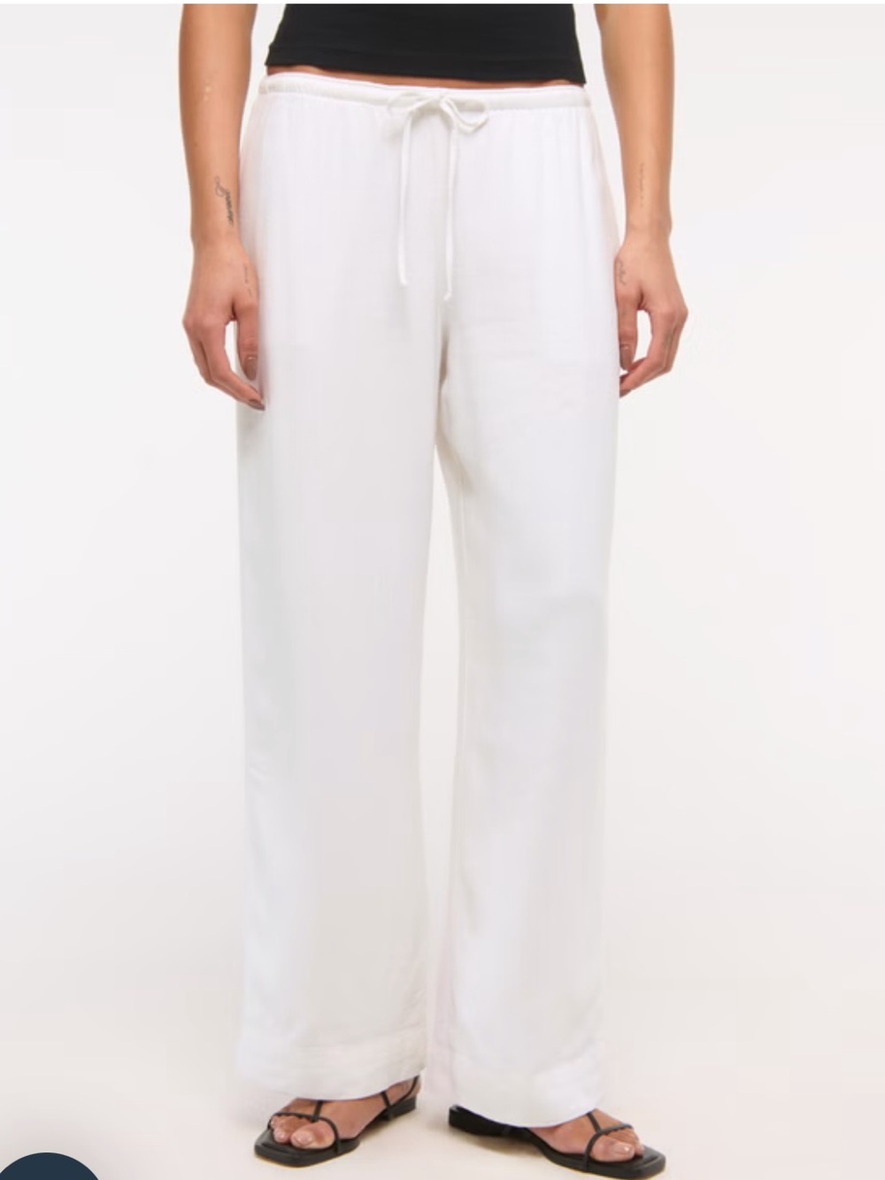 Abercrombie & Fitch Linen-Blend Pull-On Pant